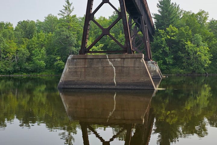 the gandy dancer bridge over the st croix river