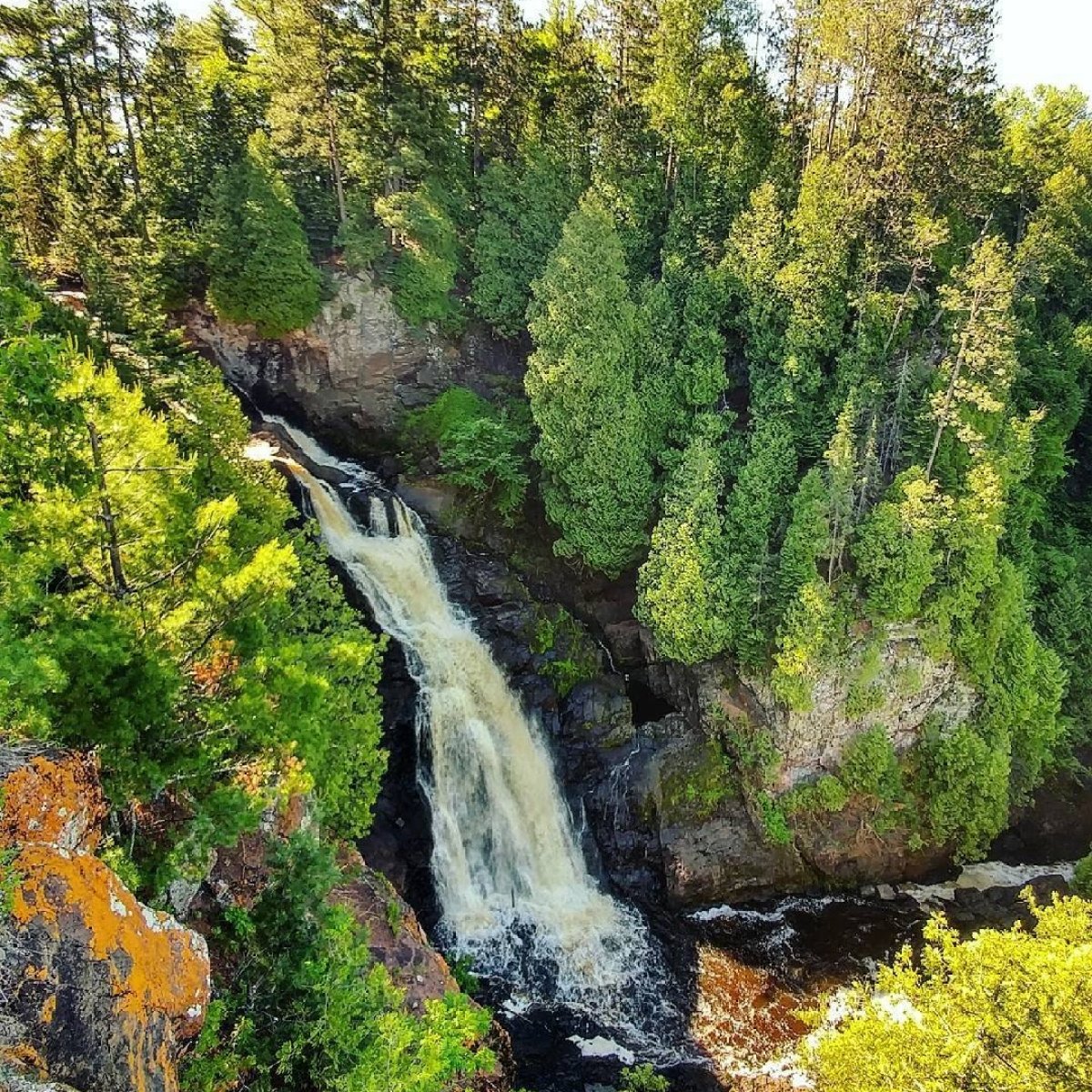 wisconsin's highest waterfall