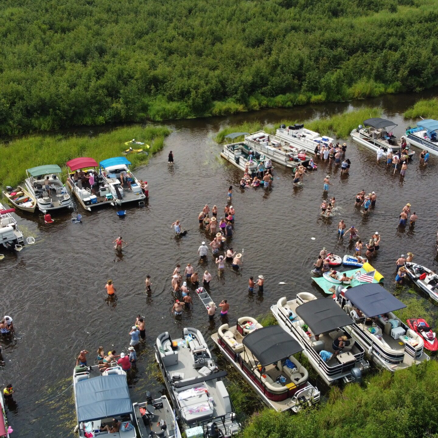 boat party in danbury wisconsin
