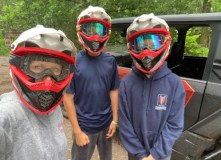 a man wearing a helmet